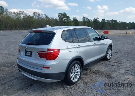 2013 BMW X3 xDrive28I from USA, damaged, VIN 5UXWX9C54D0A24701